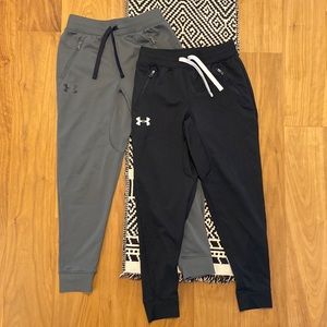 Boys Under Armour Black and Gray Joggers. Excellent Condition
